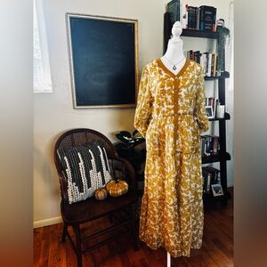 BOHME Gold Dress w/Pockets